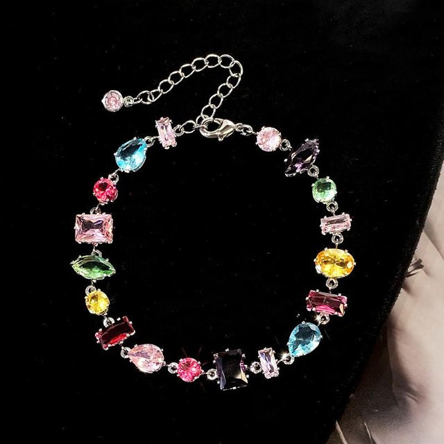 PONYKISS Charm-Armband, 925 Silber, Bunte Zirkonia, Damen - Bild 1