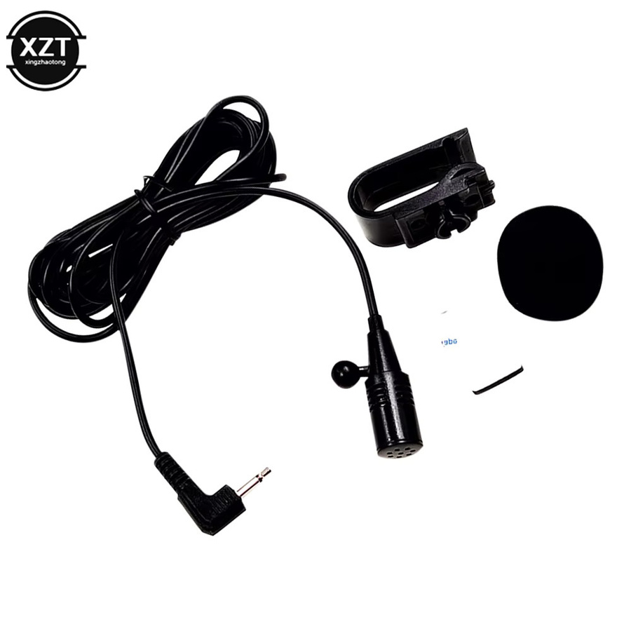 WYMECT Automikrofon mit 3,5 mm Ellenbogenstecker in Schwarz für Auto-DVD-Radio und Autotelefonie - Bild 4