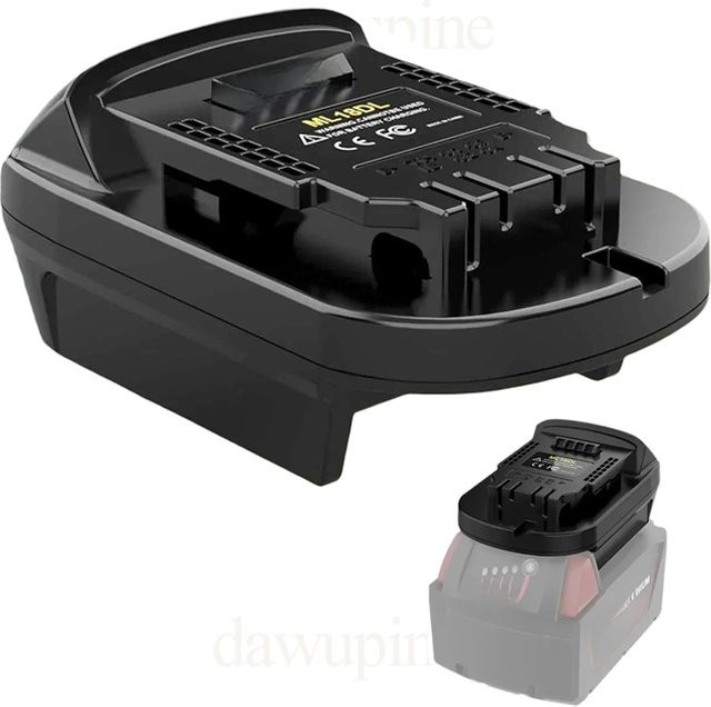 dawupine Adapter Konverter MIL18DL für Milwaukee 18V Li-Ion Akku und DeWalt 20V Maschinen wie DCF850 und DCD791 - Bild 1