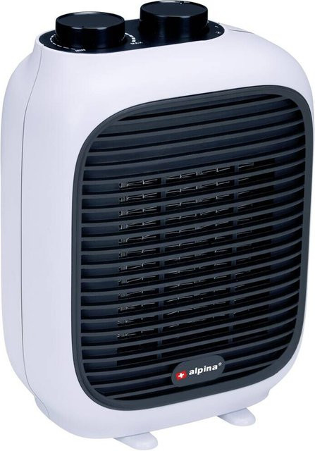 Alpina PTC-1601 Keramik-Heizlüfter in Weiß mit 1500 W, B/H/T: 16 x 22 x 16 cm - Bild 1