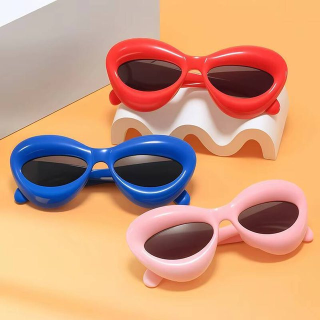 ZUXUB Kinder-Sonnenbrille, Vollrand, Kunststoff, Bonbonfarben - Bild 1