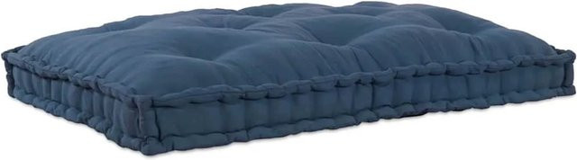 vidaXL Sofakissen Indigo Blau aus Stoff, B/T/H: 120 x 80 x 12 cm - Bild 1