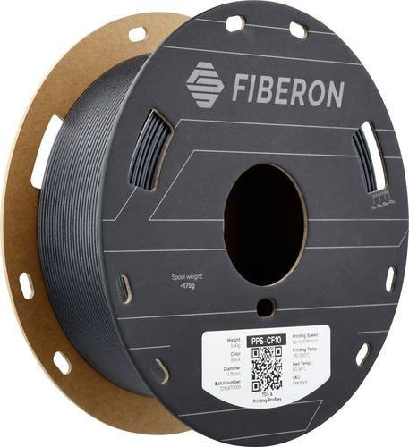 Polymaker Fiberon PPS-CF10 Filament PPS-CF Kohlefaserverstärkt in Schwarz - Bild 1