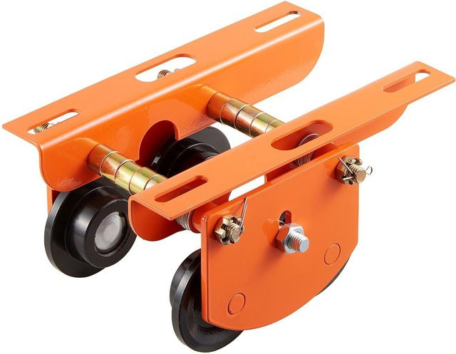 Buying Solutions MB Elektrischer Hebezeug mit manueller Laufkatze, 0,5 Tonnen Tragfähigkeit, Orange, Verstellbarer Balken 68-110 mm - Bild 1