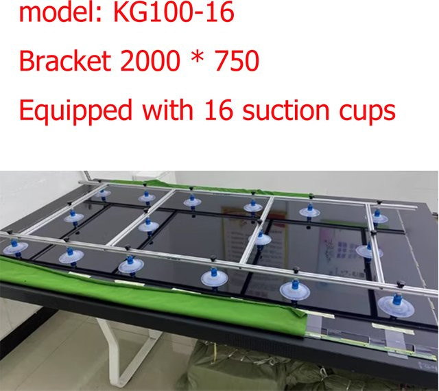 XMSJ Silikon-Vakuum-Saugnapf-Halterung zur Reparatur von LED-LCD-TV-Bildschirmen für 32 bis 100 Zoll aus Kunststoff - Bild 1
