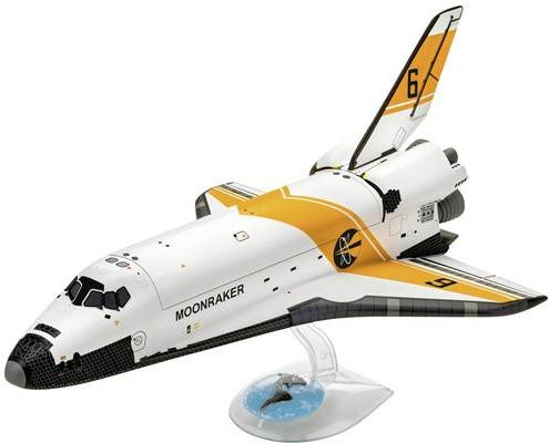 Revell Moonraker James Bond 007 Space Shuttle Raumfahrtmodell Bausatz 1:144 ab 12 Jahren - Bild 1