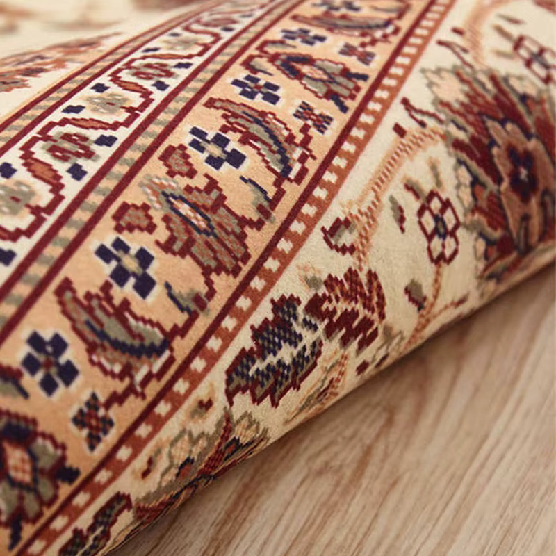 Waschbarer Boho Korridor Teppich im Qajar Revival Ethno Design, Mehrfarbig, B/T: 60 x 200 cm - Bild 2