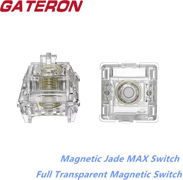 Gateron Jade MAX KS-20 Serie Magnetische Hall-Effekt Schalter Linear Transparent für mechanische Tastaturen - Bild 1