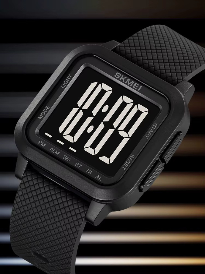 SKMEI Digitaluhr, Kunststoff, Schwarz, Unisex - Bild 7