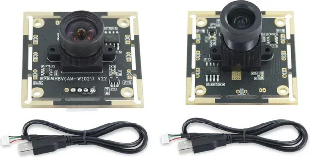 Ninth World USB Videokameramodul OV9732 1 MP HD mit einstellbarem Objektiv und manueller Fokussierung, Schwarz - Bild 1
