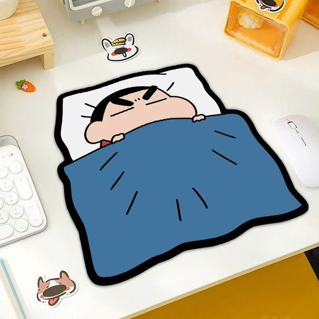 Bandai Crayon Shinchan Mauspad in Multicolour mit rutschfester Gummibasis und weicher Stoffoberfläche - Bild 1