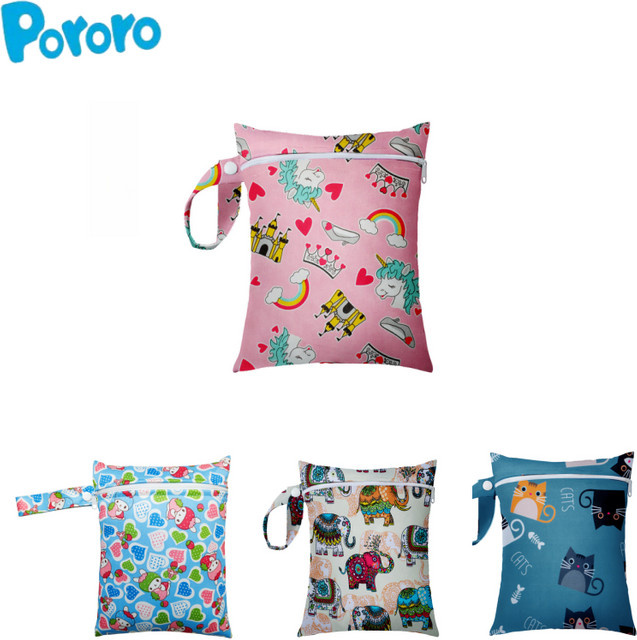 Pororo wasserdichte Tragetasche aus Recycling-Material in Multicolour als waschbare Mamatasche und Aufbewahrung für Stoffwindel oder Outdoor-Ausrüstung - Bild 1