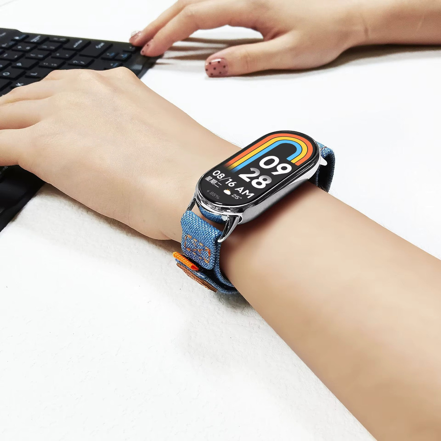 Xiaomi Uhrenarmband, Canvas-Nylon, blau, Unisex - Bild 4