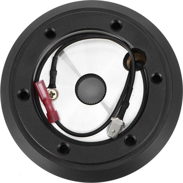 Quick Release Hub Adapter für Lenkräder mit 6 Löchern passend für Mitsubishi Eclipse, Galant, Lancer und Montero in Schwarz von TOMTOP JMS - Bild 1