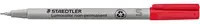STAEDTLER Lumocolor 311 Folienstift non-permanent mit feiner Spitze in Rot und Grau - Bild 1