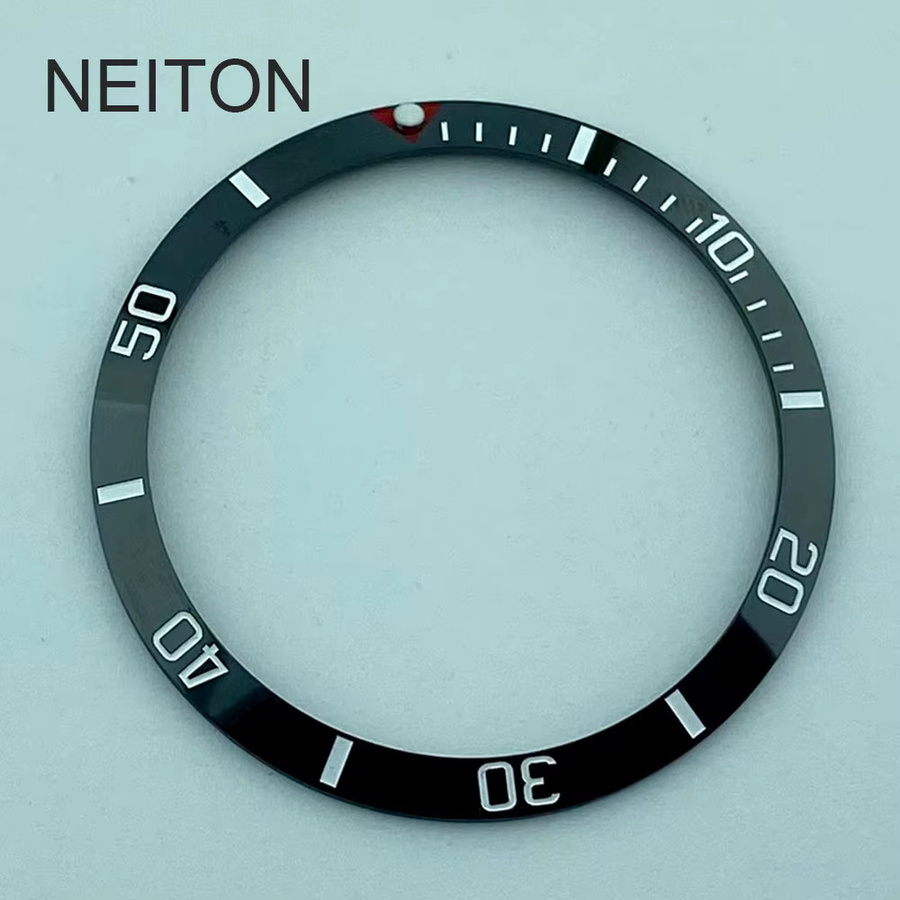 NEITON Keramik Lünette, Schwarz, Herren, 34mm - Bild 1