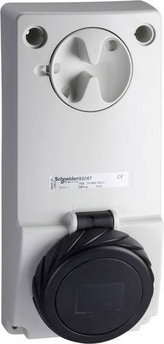 Schneider Electric CEE Anbaudose 32A 500V IP65 Aufputzmontage in Weiß - Bild 1