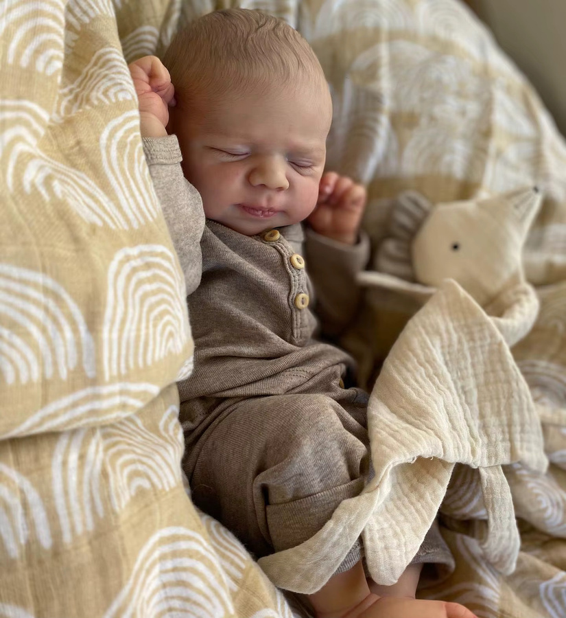 NPK Pascale Neugeborenen-Ganzkörper-Reborn-Puppe, 19 Zoll - Bild 2