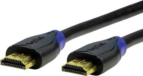 LogiLink HDMI Anschlusskabel 4K UHD mit Audio Return Channel in Schwarz, Länge: 2,00 m - Bild 1