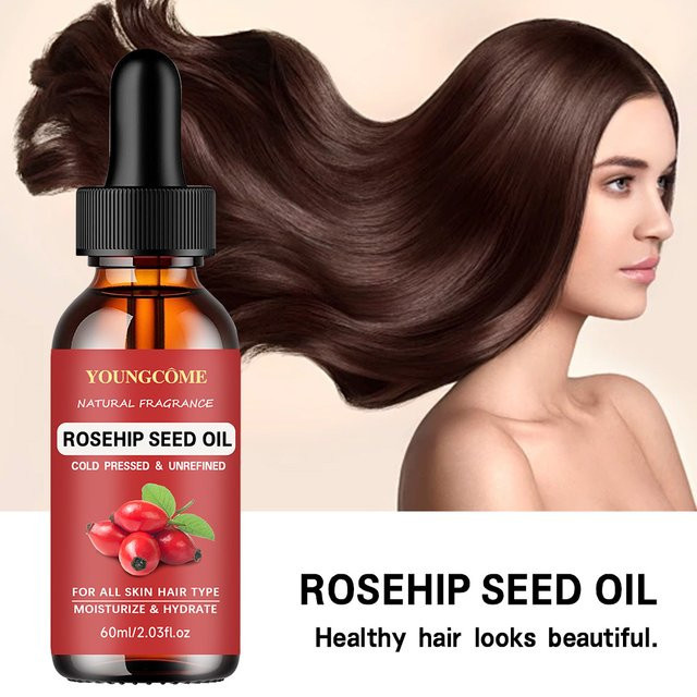 YOUNGCOME Hagebuttenöl für Gesicht und Haare, 40 ml, Unisex - Bild 1