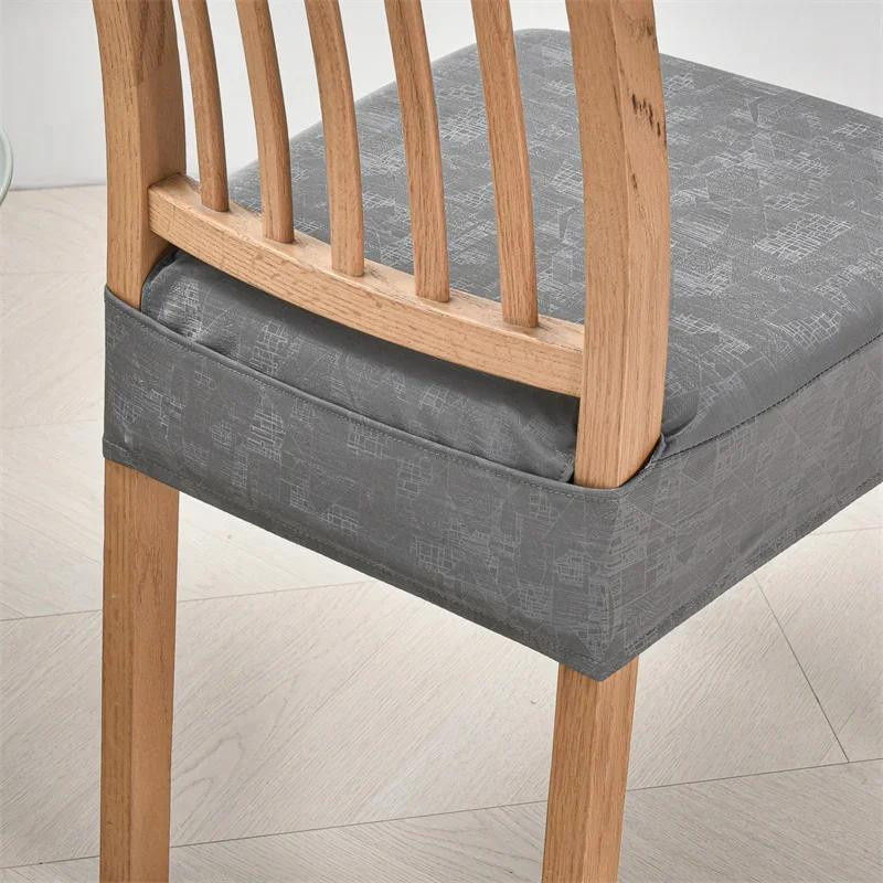 Wasserdichte Stuhlbezüge aus PU-Leder von Household supplies MH, elastische und abnehmbare Esszimmerstuhlbezüge für Küche, Hotel oder Büro - Bild 1