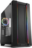 Sharkoon ELITE SHARK CA200M PC-Gehäuse Big-Tower in Schwarz mit gehärtetem Glas, B/H/T: 24,0 x 51,7 x 50,6 cm - Bild 1