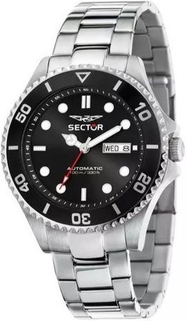 Sektor 230 Herrenuhr, Edelstahl, Quarz, Schwarz, 10 ATM - Bild 1