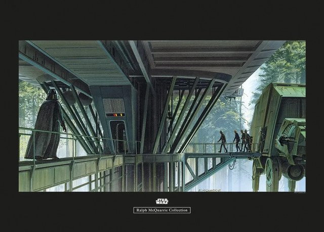 Komar Star Wars Wandbild Dock, Paper Poster, Multicolor, Breite: 70 cm, Höhe: 50 cm - Bild 1