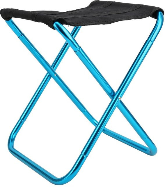 Fishine Blauer Outdoor Mini Faltstuhl aus Aluminiumlegierung und Oxford-Tuch für Camping, Angeln und Klettern - Bild 1