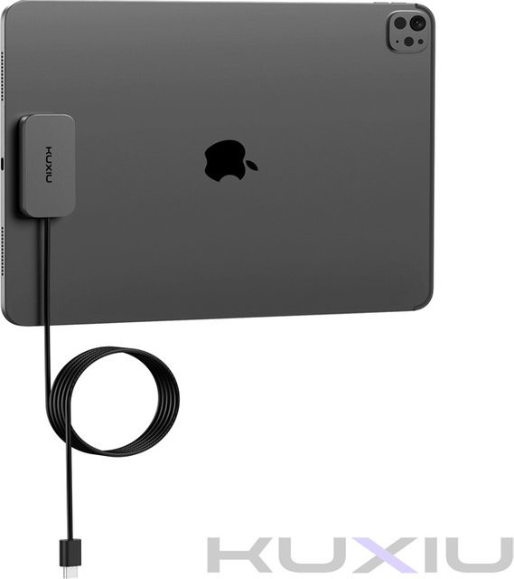 KUXIU M30 Magnetisches kabelloses Ladegerät für iPad Pro und iPad Air mit 18 W Schnellladung und USB-C auf USB-C Ladekabel - Bild 1