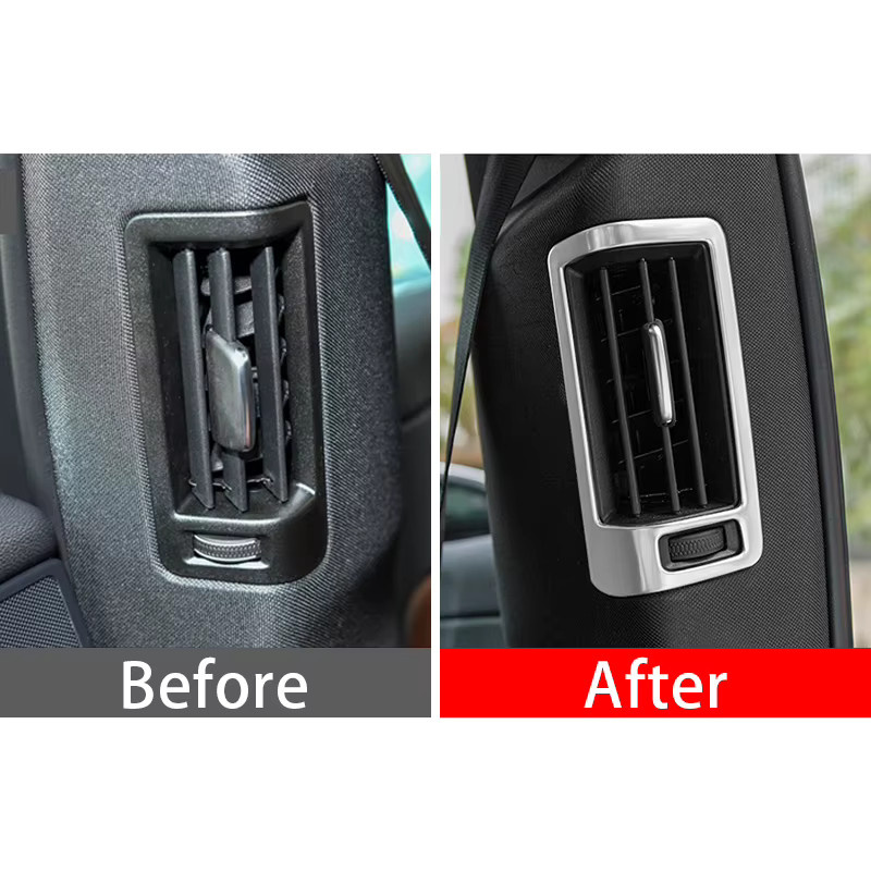 YaLumei Dekorative Luftauslass-Abdeckung für die B-Säule hinten passend für Volvo XC60 XC90 S90 V90 - Bild 2