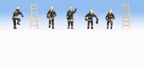 NOCH Schwarze Schutzanzüge Bemalt, Stehend - Bild 1
