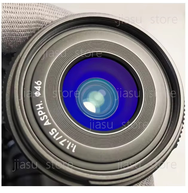 15mm Weitwinkel-Objektiv F1.7 für Micro Four Thirds spiegellose Kameras, Schwarz - Bild 3