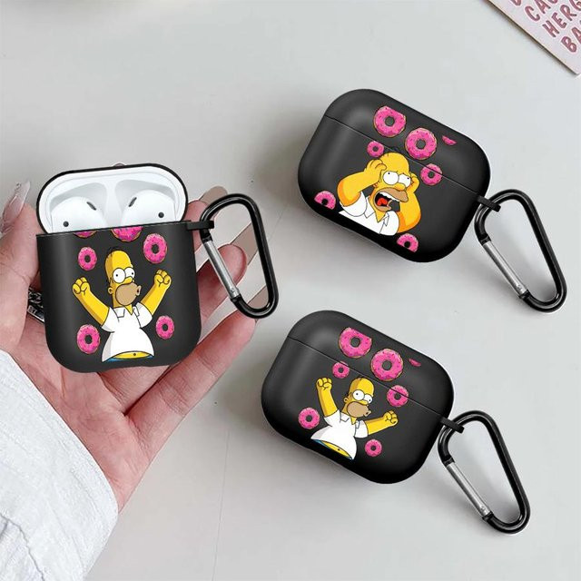 The Simpsons Homer Schutzhülle für AirPods Pro in Schwarz - Bild 1