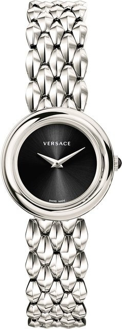 Versace Armbanduhr, Quarz, Edelstahl, Blau, 28 mm, Damen - Bild 1