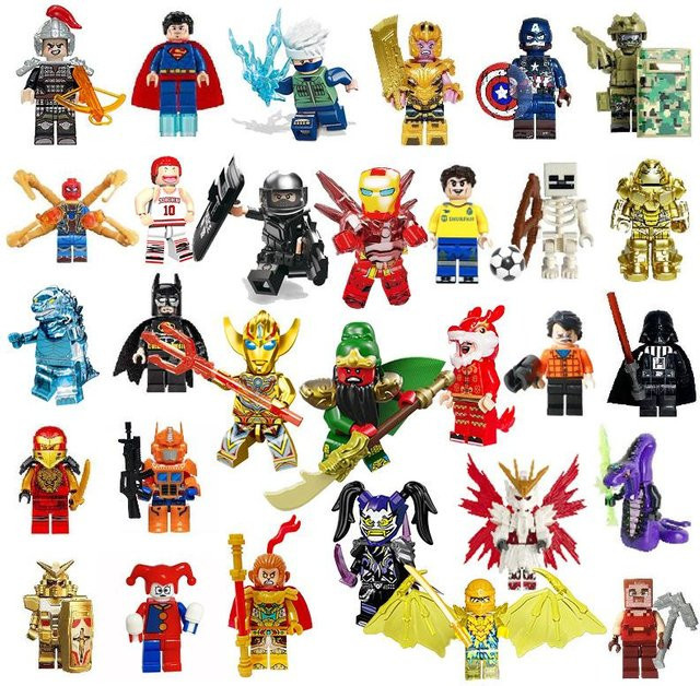 Yiran toy Bausteinfiguren humanoide Puppen, ab 14 Jahre, bunt/mehrfarbig - Bild 1