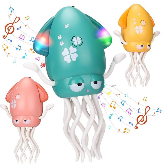 ANTSIR Tanzender Oktopus, elektronisches Haustierspielzeug, mit Musik und Lichtern, ab 3 Jahre - Bild 1