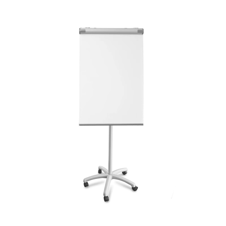 FLOORDIREKT Mobiles Whiteboard mit Rollen, magnetisch beschreibbar, höhenverstellbar, Breite: 67 cm, Höhe: 105 cm - Bild 1