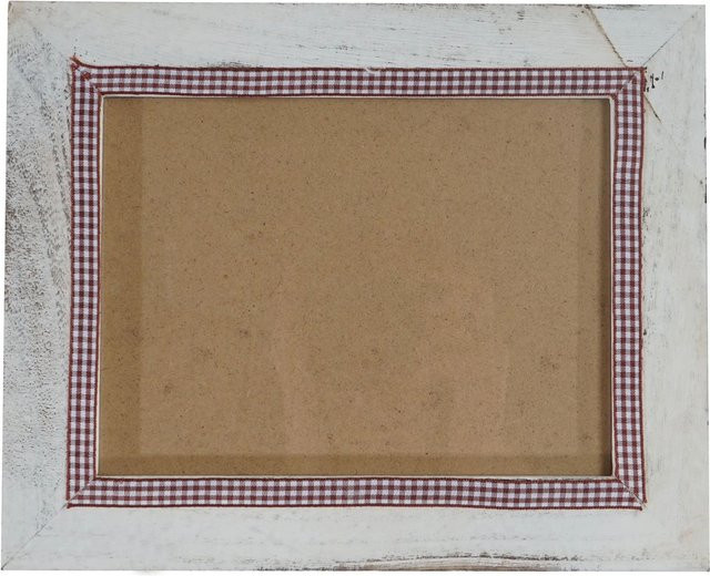 MCW Bilderrahmen T247 im Shabby-Look Landhausstil aus Kiefernholz mit Glas in Weiß, Breite: 19 cm, Höhe: 24 cm - Bild 1