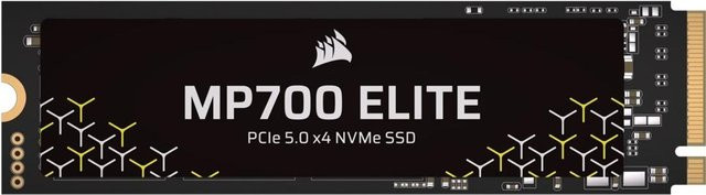 Corsair MP700 Elite NVMe M.2 SSD, 2 TB, PCI Express 5,0 x4, Schwarz - Bild 1