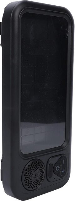 Toys Arts Wasserdichter Handyhalter für die Dusche mit Bluetooth-Lautsprecher, Touchscreen-Steuerung und RGB-Licht in Schwarz - Bild 1