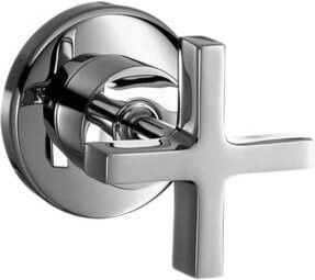 Hansgrohe Axor Citterio UP-Absperrventil Fertigmontageset mit Kreuzgriff in Chrom - Bild 1