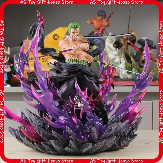 JT One Piece Roronoa Zoro Anime-Figur, PVC-Statue, Einzelfigur - Bild 1