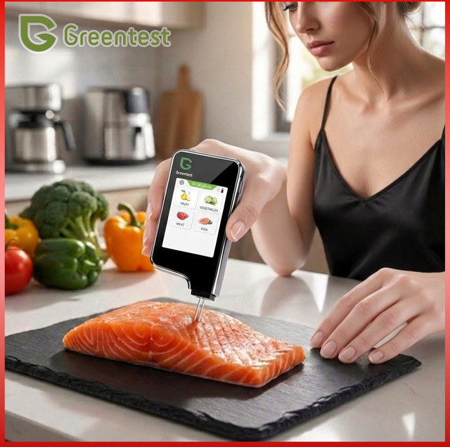 Greentest 2F Lebensmittelsicherheitsdetektor für Obst, Gemüse, Fleisch und Fisch, tragbarer Nitrattester für deine Gesundheitsvorsorge - Bild 1