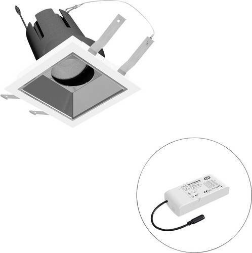 EVN LED-Deckenstrahler F03R11SM2540L55D in Weiß, quadratisch und modern - Bild 1