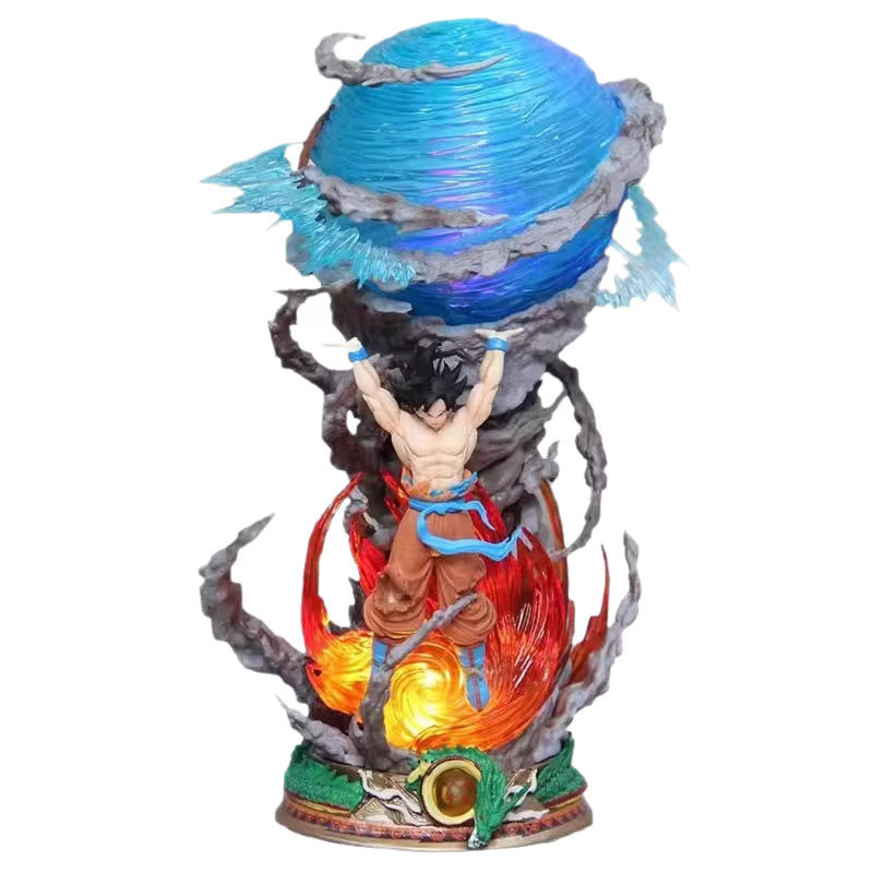 Bandai Dragon Ball Super Saiyan Goku Figur mit Herculean Energy Ball in mehrfarbig Ausführung aus Kunstharz - Bild 6