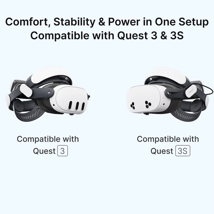 BOBOVR M3 Pro+ Akku-Kopfband für Meta Quest 3/3S mit BM60 6500mAh Akku und Schnellladestation Dual-Mode VR-Strap - Bild 3