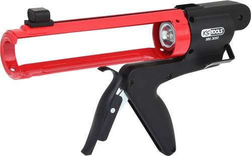 KS Tools Kartuschenpistole ohne herausstehende Schubstange, Rot, 310 ml - Bild 1
