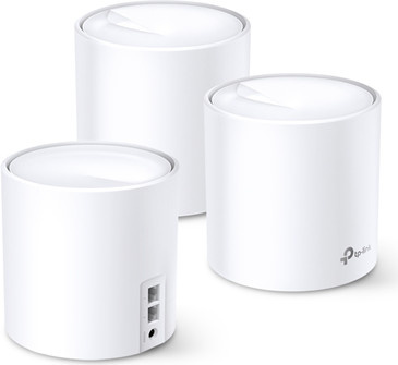 TP-Link Deco X60 WiFi 6 Mesh WLAN-System, Dual-Band, 3 Router, Weiß - Bild 1