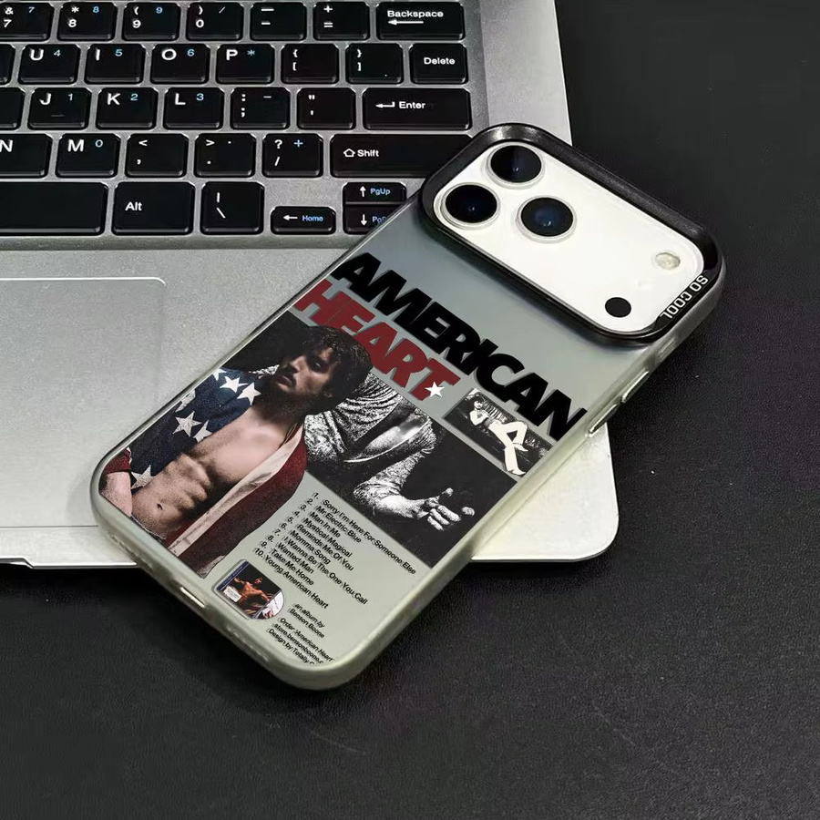 B-Benson Boone Sänger Handyhülle für iPhone 11 bis 17 Pro Max Matte Laser Aurora stoßfeste Schutzhülle in Schwarz und Multicolour - Bild 3